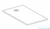 Geberit brodzik Typ 35 100x80cm biały mat 550.325.00.1